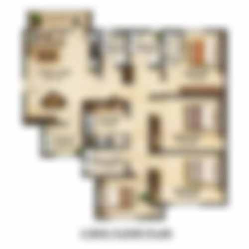 4 BHK Floor Plan